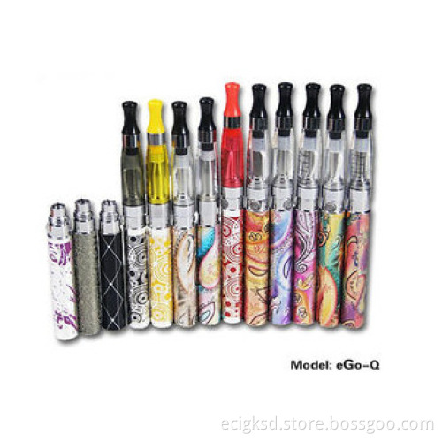 E cigarette eGO D with marble appearance 650/900/1100mAh available